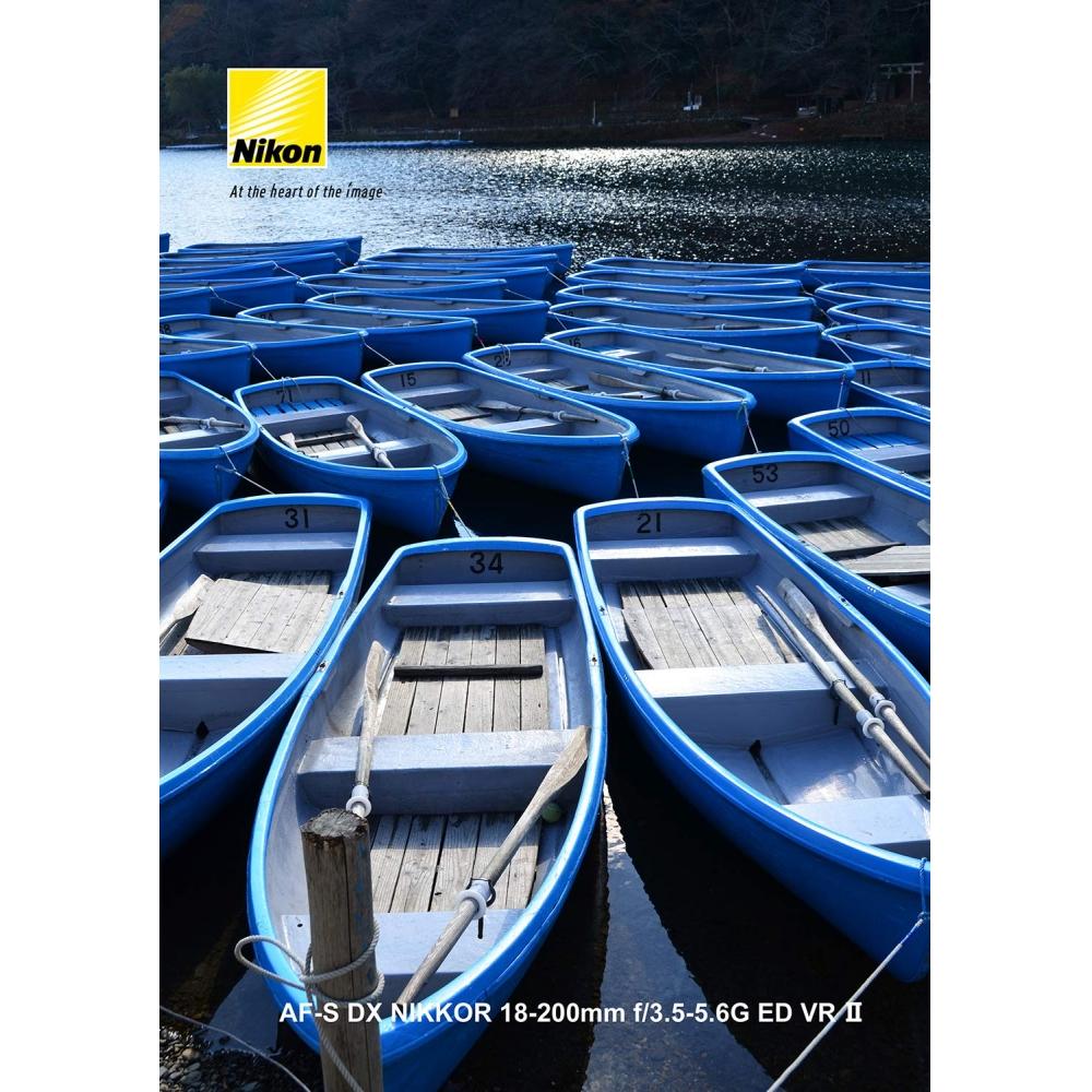 Зум-объектив Nikon с большим увеличением AF-S DX NIKKOR 18-200mm f3.5-5.6G ED VR II только для формата Nikon DX