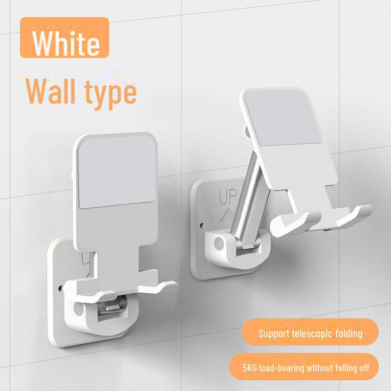 Настенный держатель для телефона и планшета для прямой трансляции — не требуется сверление, подходит для устройств с диагональю 4–12 дюймов, удобная поддержка