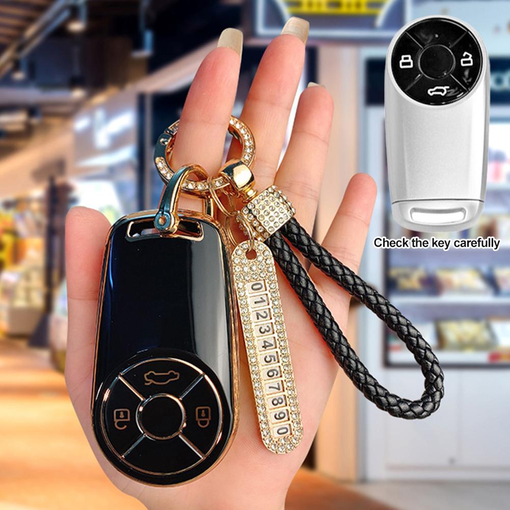Мягкий автомобильный чехол для ключа из ТПУ для GWM HAVAL H6 M6 ORA Good Cat White Cat IQ Fob Holder Key Cover Accessories