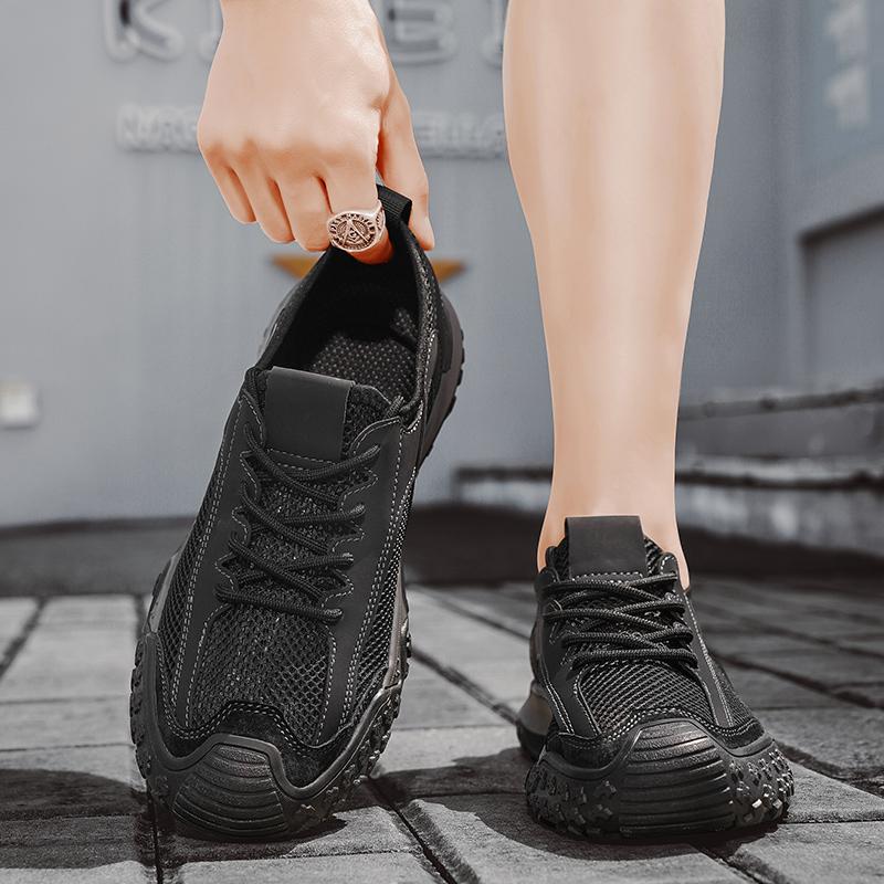 Mesh Men Casual Shoes Summer Outdoor Sneakers Men Trainers Non-slip Climbing Hiking Shoes Breathable Men's Treking Shoe