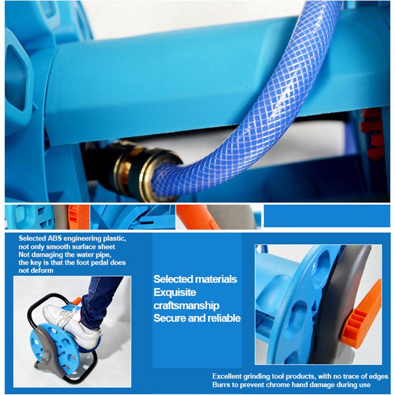 1 шт. G1/2 садовый шланг для воды стойка для садовой водопроводной трубы тележка для хранения инструмент для мойки автомобиля для 25 м шланга