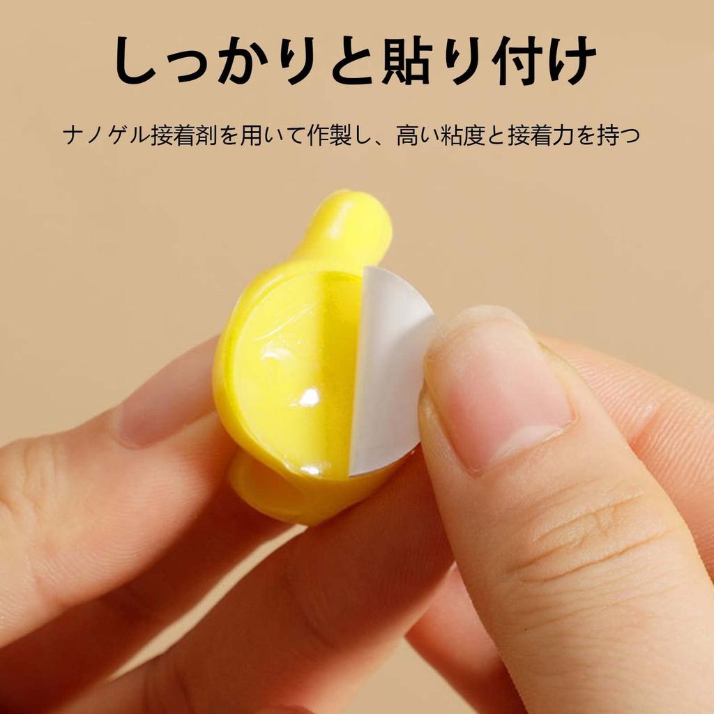 Cable Holders (9-Pack) Cable Clips, Cord Clips for Organizing Wiring, Cable Management, Cable Fixation, USB Data Cable, Drop Prevention, Cord Wiring,