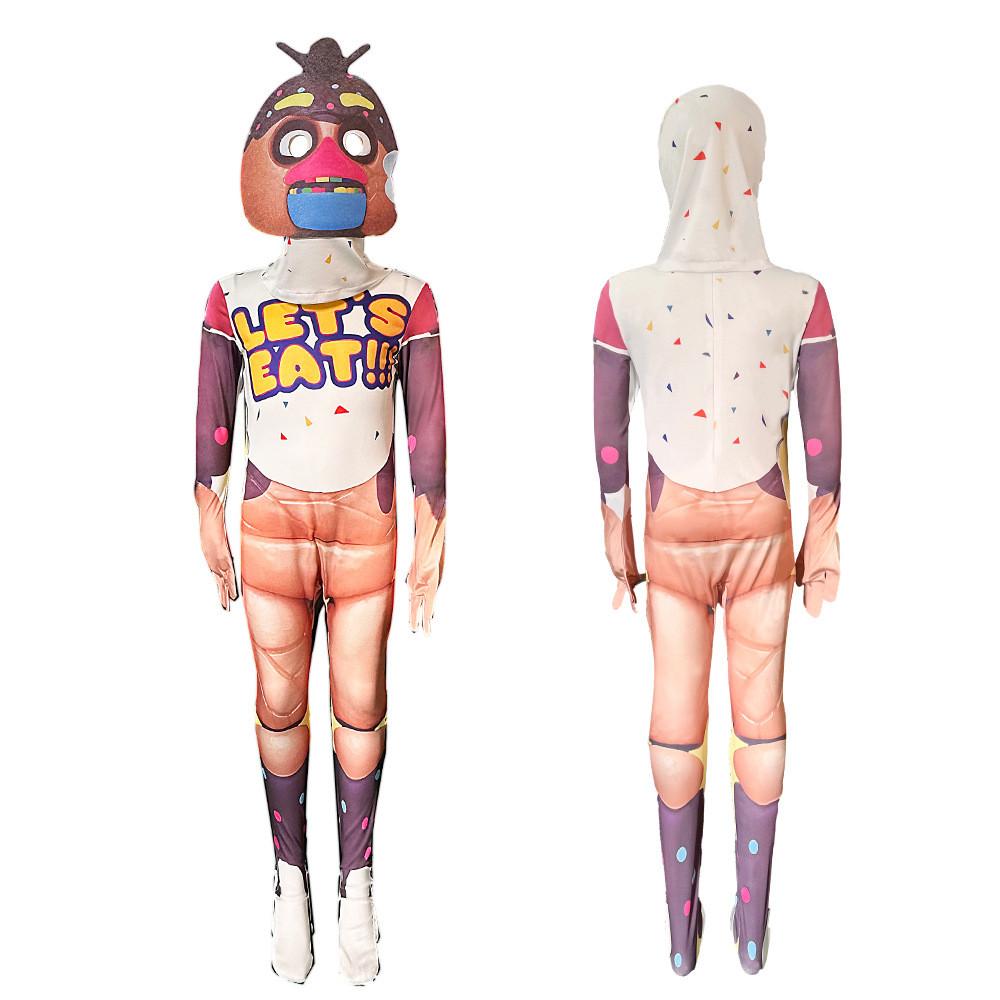 Косплей Игровое время Костюм Мака Мультяшные комбинезоны Вечеринка на Хэллоуин Выступление