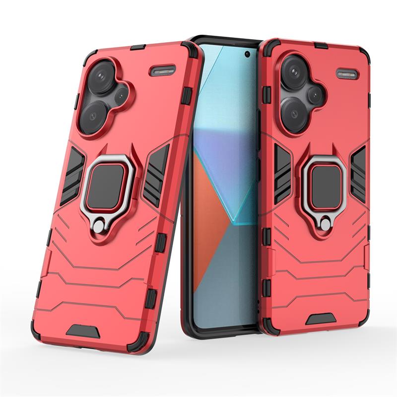 Чехол для Xiaomi Redmi Note 13 Pro с магнитным кольцом и подставкой, чехол для телефона Redmi Note 13 Pro + Plus 5G, противоударный защитный чехол на заднюю панель
