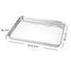 Rectangular Nonstick Pan Stainless Steel Cookie Cooking Sheet Baking Tray Steamed Sausage Dishes Fruit Grill Fish Plate Bakeware