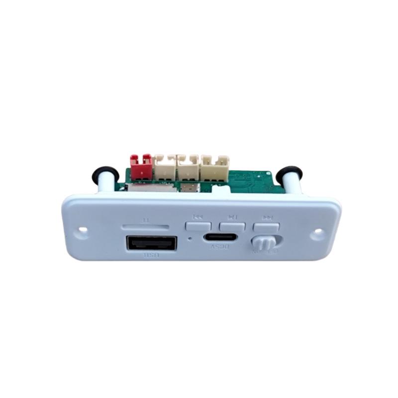 Беспаечная плата Bluetooth-динамика с цветной подсветкой: Набор для сборки DIY электронной схемы с панелью MP3-декодера и усилителя