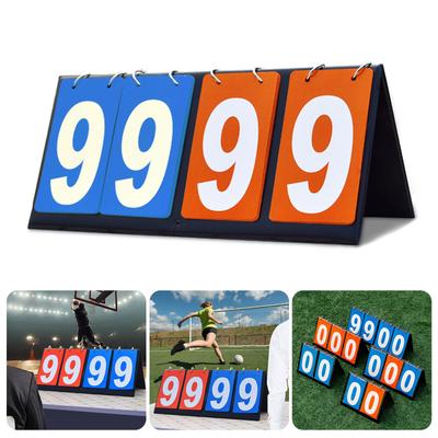 Настольное табло для счета Портативное настольное табло Флипперы Мультиспортивное табло Легко переключаемый счетчик очков