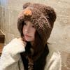 Kawaii Capybara Pullover Hat Cartoon Woolen Hat Casual Warm Cap  Cycling