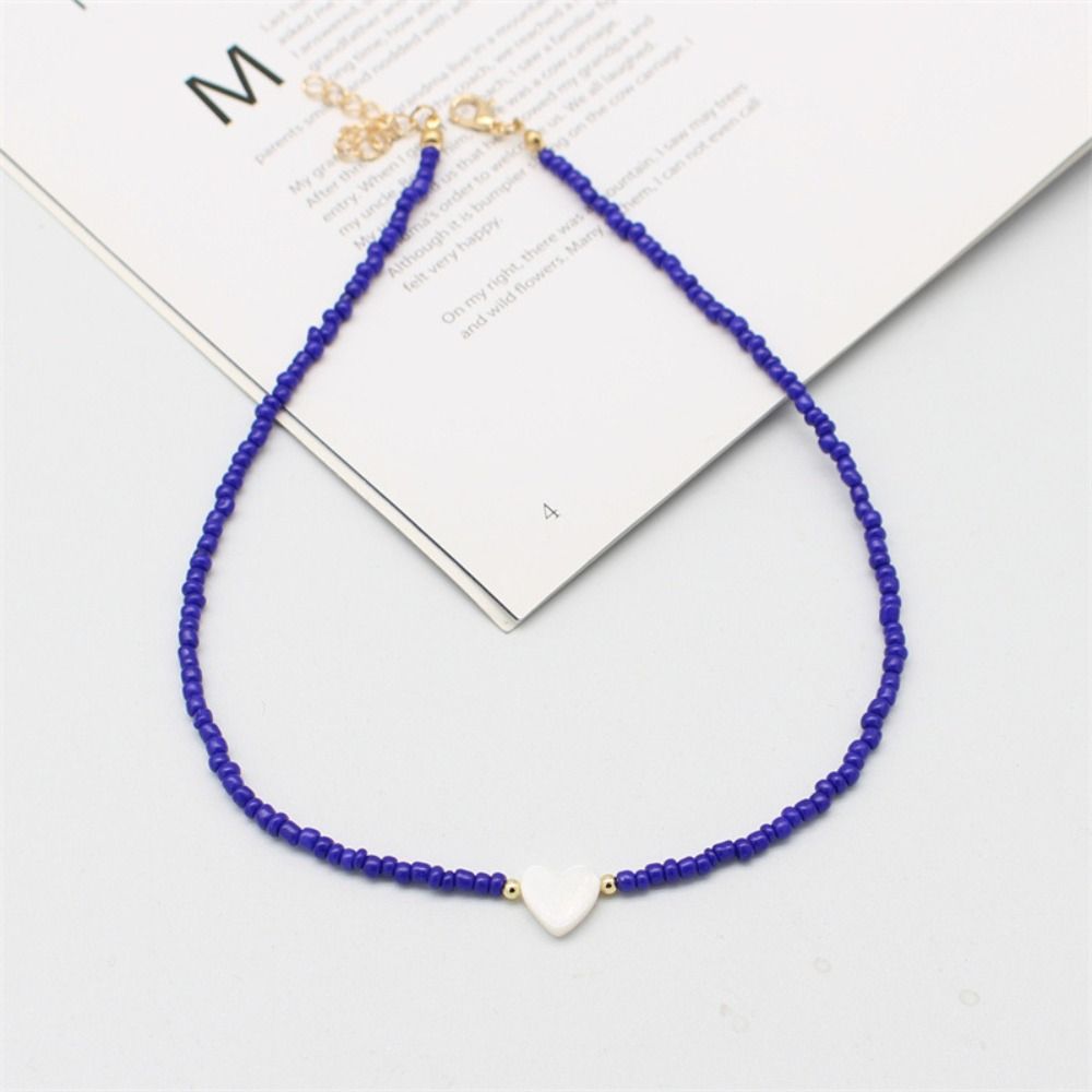 Ожерелье-чокер с цветными короткими бусинами Shell Love для девочек