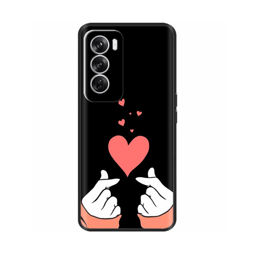 Роскошный painted чехол для OPPO Reno 12 Pro Задняя крышка Силиконовый чехол для телефона для OPPO Reno 12 Reno12 Pro 5G Защитный корпус Capas