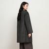 Elva' Island Women's Premium Long-Sleeve Double-Faced Wool Short Coat
