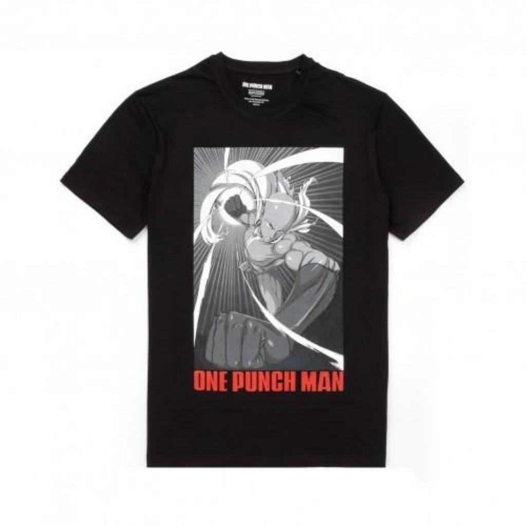 Мужская футболка One Punch Man с Сайтамой