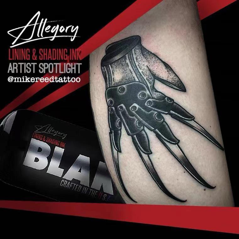 Черно-серебряные чернила для тату-макияжа Mo Rui - 240 мл Пигмент для микропигментации