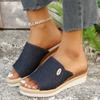 Women's High Heels Slippers  New Summer Beach Platform Wedge Sandals Female Fashion Outdoor Ladies Slides Sandalias Mujer