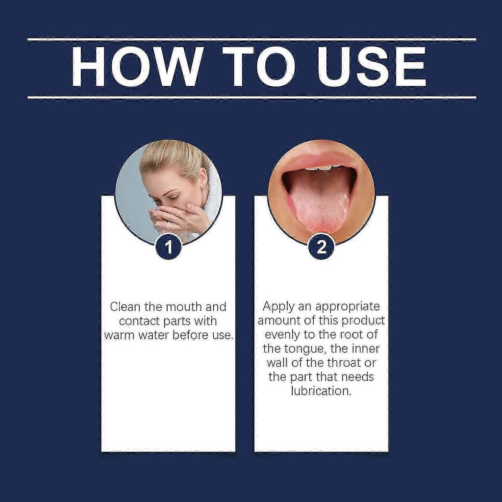 2025 1-5x Oral Care Gel for Gag Reflex Relief & Dry Mouth Moisturizing, Fresh Fruit Scent, Non-Sticky Mouth Gel 90g