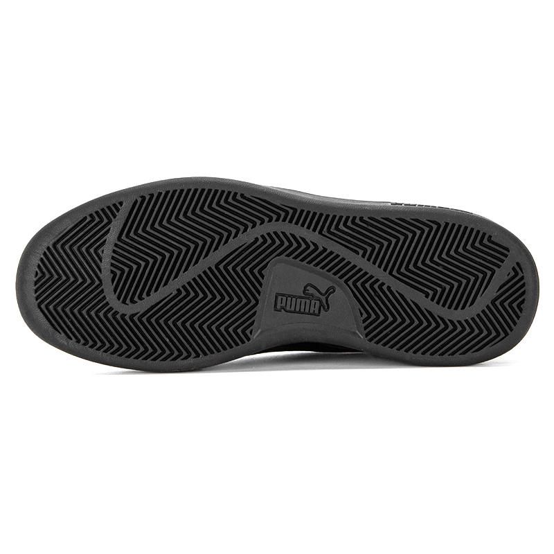 Puma Кроссовки Smash 3.0 Кожаные Низкие Унисекс Черно-Серебристые 390984-02