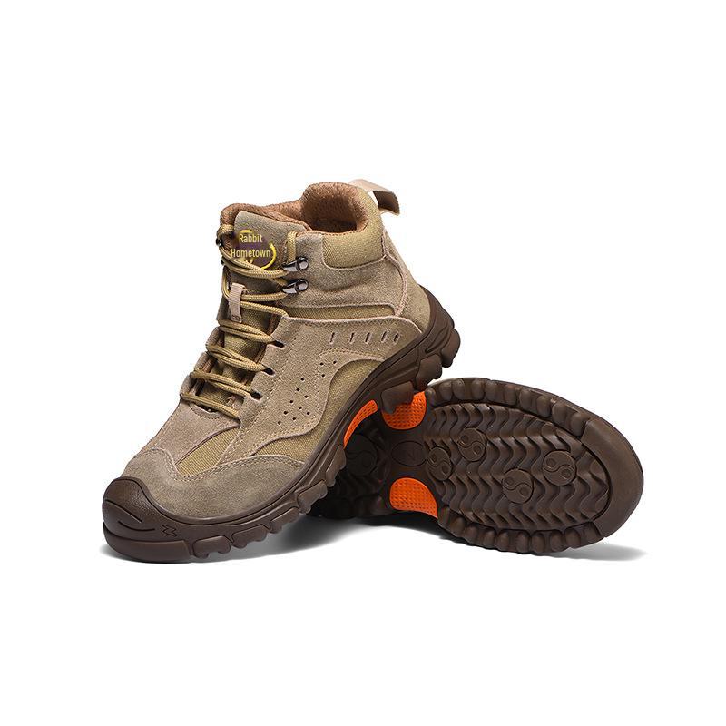 Защитная обувь средней высоты для мужчин и женщин, обеспечивающая защиту от ударов, проколов, искр, брызг и ожогов.. Подходит для любого сезона.