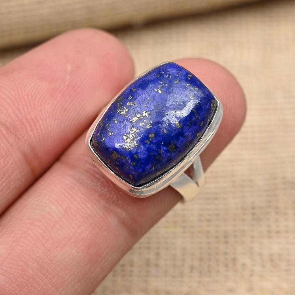 Ювелирные изделия из стерлингового серебра 925 пробы с лазуритом и драгоценным камнем ручной работы на День Благодарения