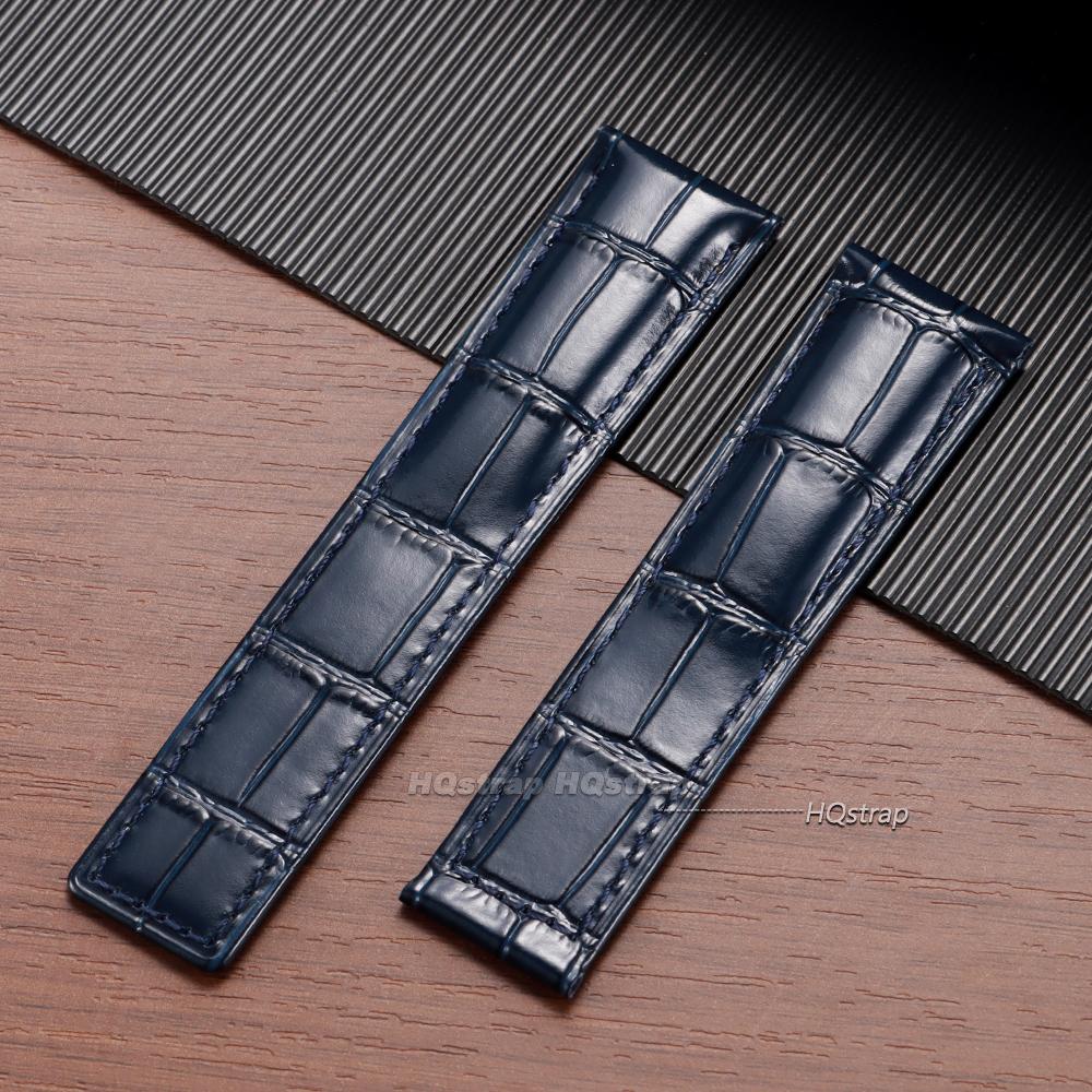 20мм 22мм 24мм для TAG Heuer Кожаный ремешок для часов Синий Коричневый Черный Красный Браслет Коровья кожа Женские Мужские Аксессуары для ремешка часов