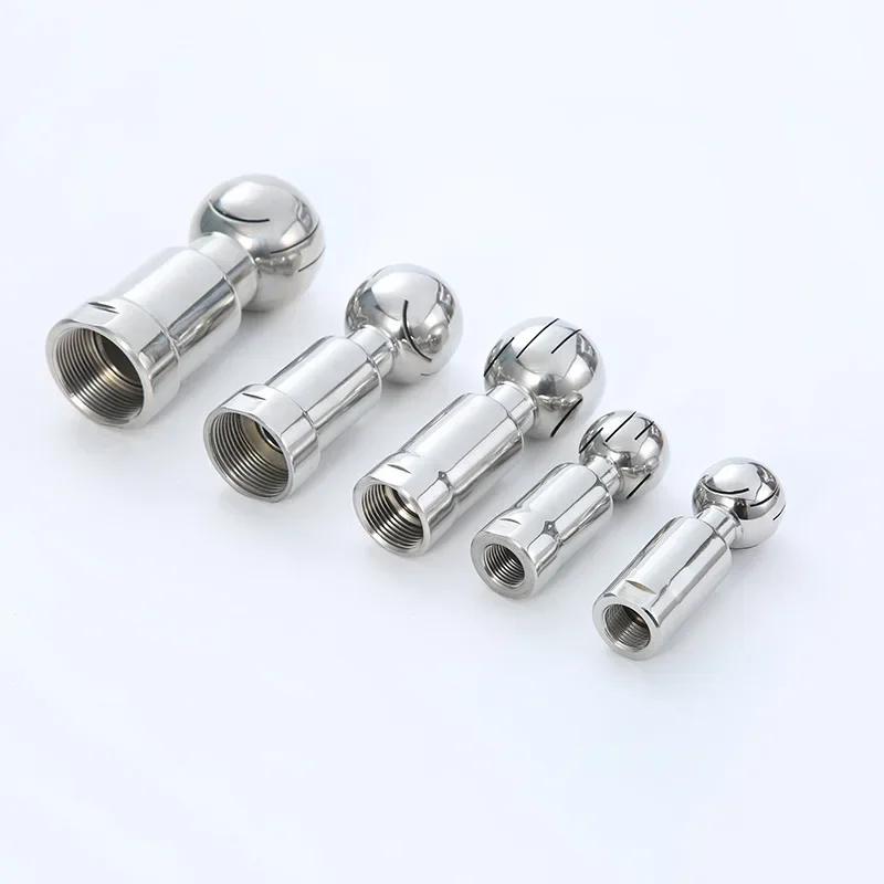 1/4 3/8'' 1/2'' 3/4'' 1''1-1/4 1-1/2 BSP Female Thread 304 Stainless Steel Sanitary CIP Tank Cleaning Ball Rotating Spray Ball