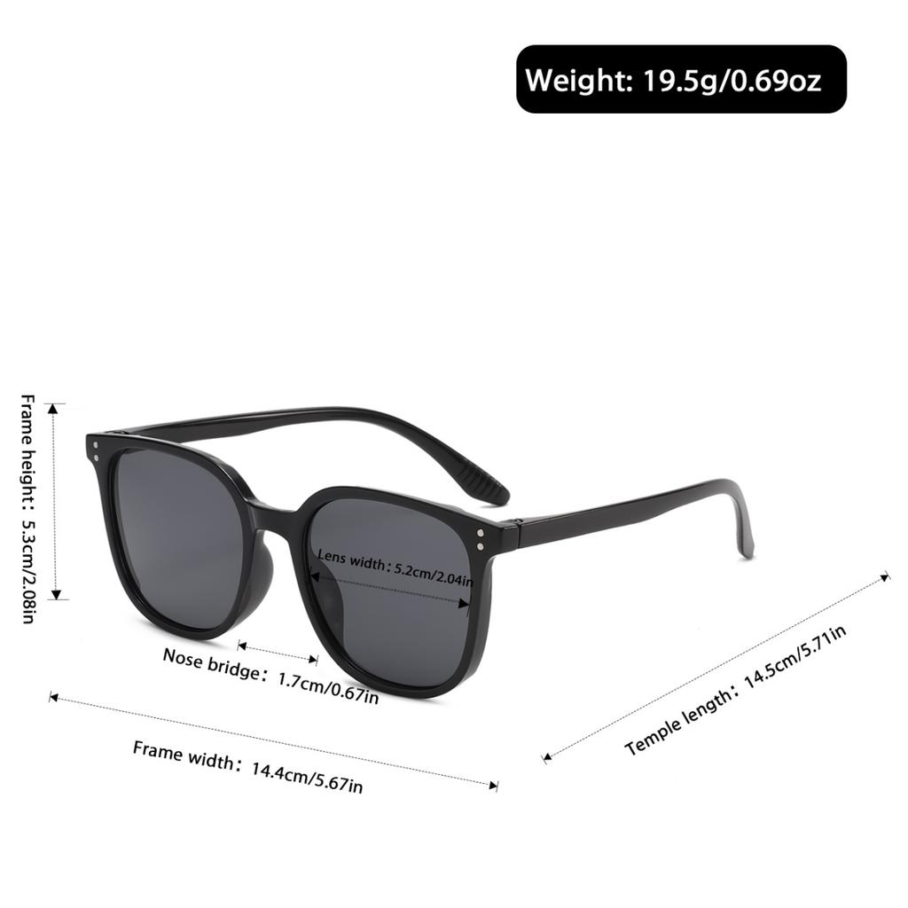 3pcs European and American retro style women's fashionable sunglasses trend versatile summer sun shading and UV protection light