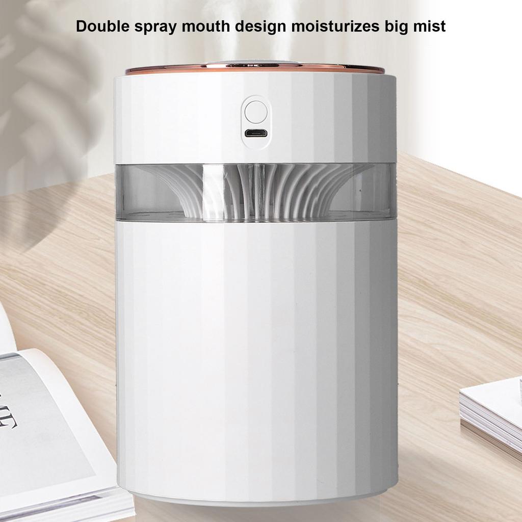 Humidifier Large Capacity Portable 900ml   Double Spray Design Desktop Humidifier