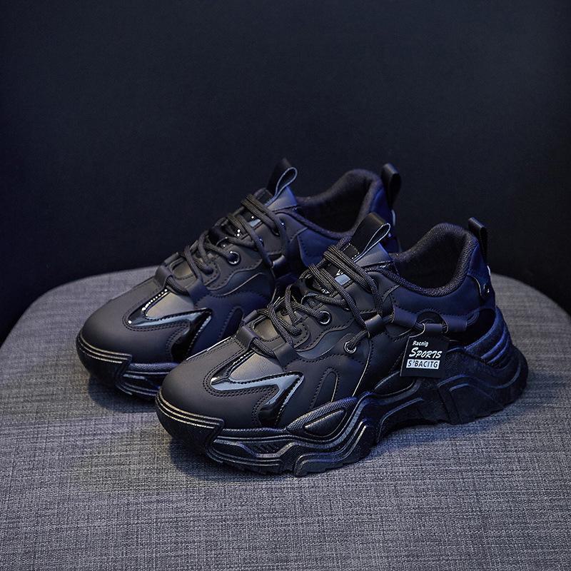 Ins Plus Velvet Dad женские зимние 2024 универсальные корейские студенческие теплые спортивные хлопковые туфли K-9-1