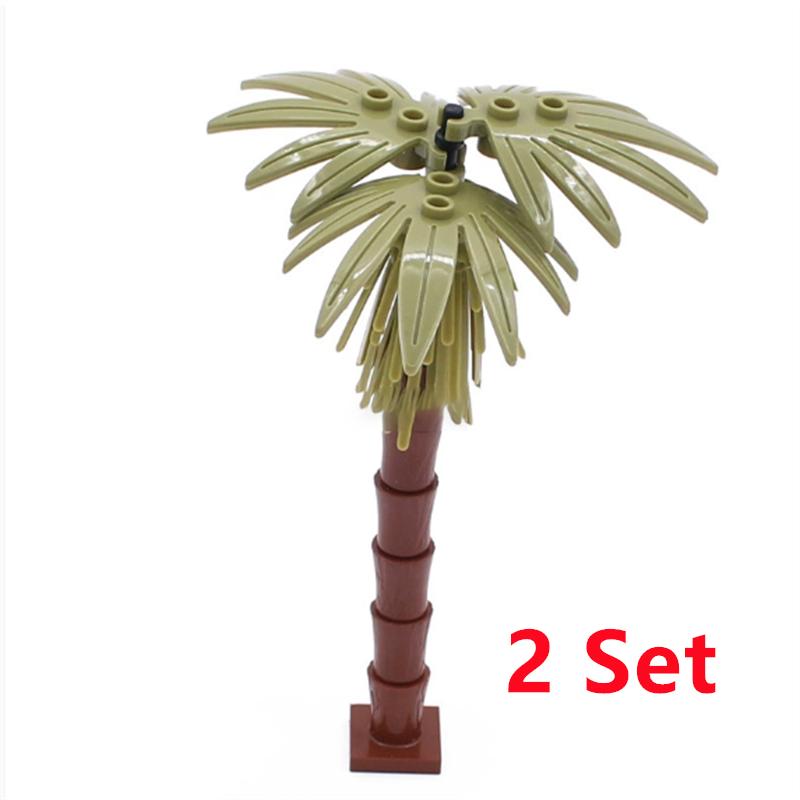 Buildings Blocks Tree Flower Sets City Plant Garden Bonsai Forest Natural City Street View Park Jungle MOC Model Toys For Kids