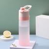 700ml Water Bottle Large-capacity BPA Free Spray Design Gradient Color Girls Outdoor Sport Fitness Water Cup Daily Use