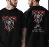 Футболка Slayer UK Tour 2025 Репринт Кардифф 3 Июля Концертный Мерч S-4XL Унисекс Футболка