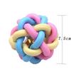 Красочные колокольчики и плетеные игрушки для прорезывания зубов для маленьких и средних собак и кошек - Устойчивы к укусам