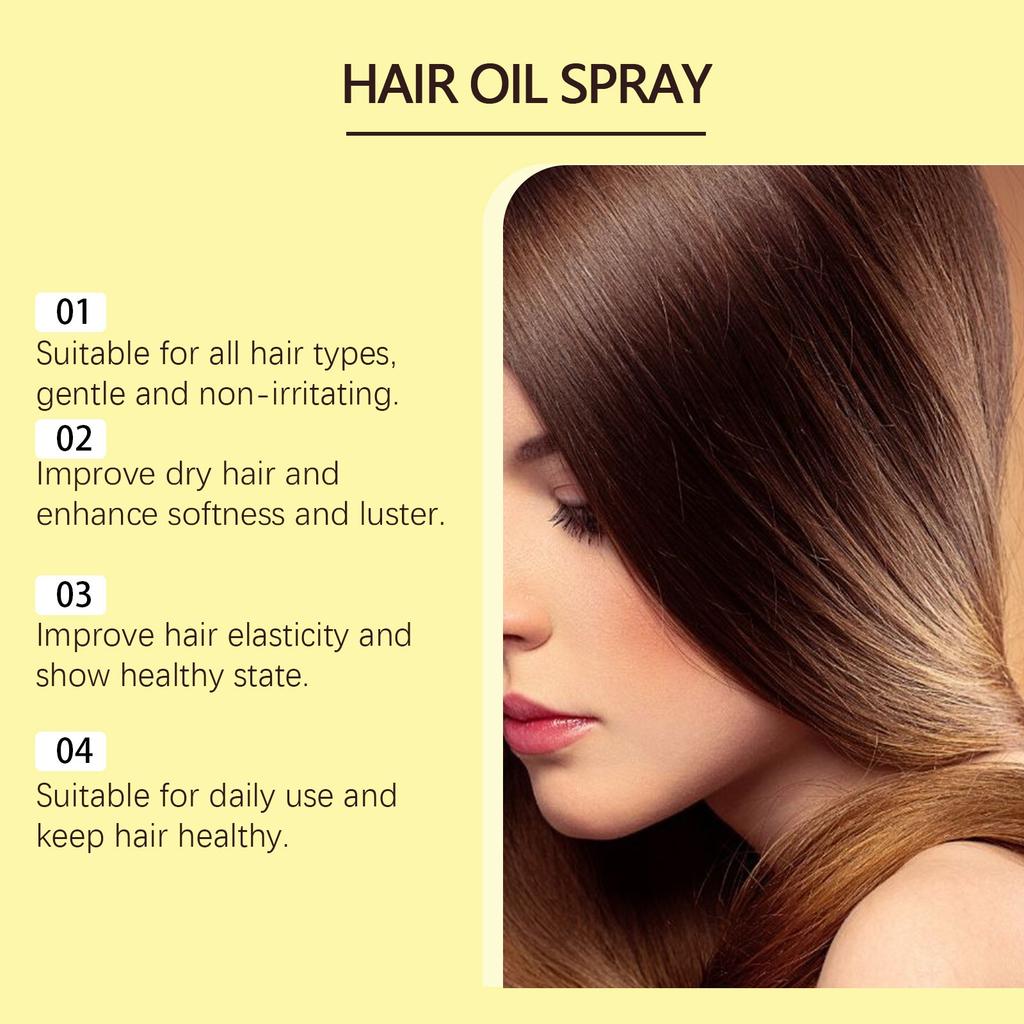 Nourishing Hair Spray, Nourishing Hair, Moisturizing, Improving Dry Hair, Perming And Dyeing Care Spray(80ml)