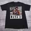 Американский флаг Музыка Kid Rock Легенда Футболка с коротким рукавом Унисекс Все размеры Унисекс Футболка