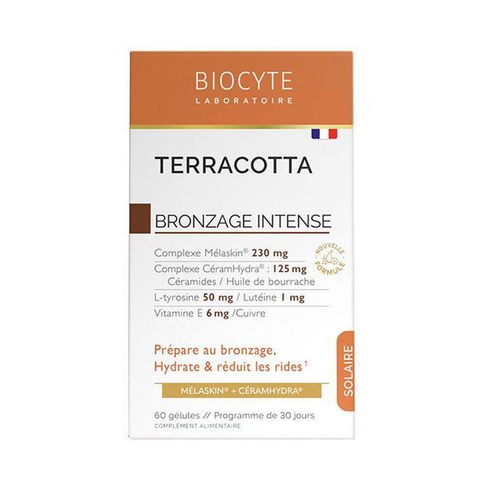 Biocyte Terracotta Bronzage Intense Prépare au bronzage 60 gélules