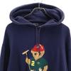 Поло от Ralph Lauren 90-х годов Polo Bear Старый Polo Bear Толстовки с длинным рукавом Мужские Б/У