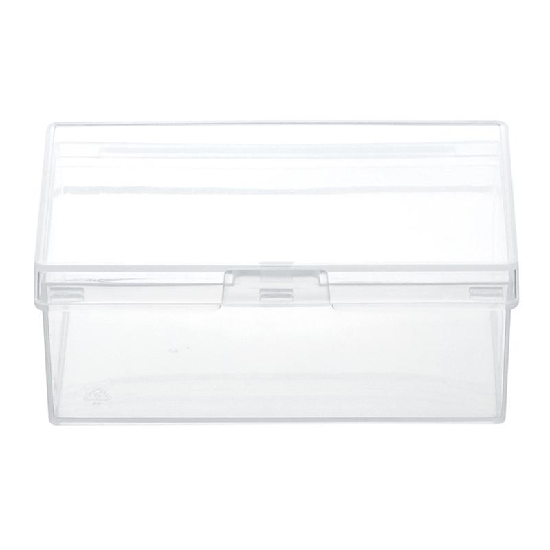 Пластиковая коробка Прямоугольная пластиковая прозрачная с коллекцией ящиков для хранения крышки