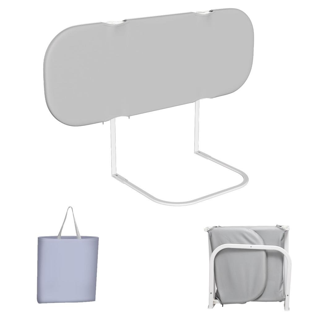 Herarimi Bed Guard 120cm Baby Folding Bed Guard Bed Fence Height 45cm Height Adjustable Load Capacity 50kg Fall Prevention Children Removable Washable