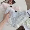 Women's Lace Sweet Polka Dot Print Panties M-XL Thin Sexy Ice Silk Briefs Soft Breathable Underwear Female Slimming Pants