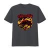 GATECREEPER Craving Flesh T Shirt Gothic Wolf Flame Design for  vintage Washed Breathable graphic Stylish homme Unisex Soft