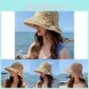 Классическая женская шляпа от солнца с бантом, дышащий соломенный дизайн для всех сезонов