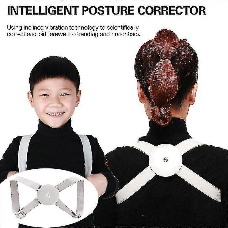 Smart Induction Posture Corrector Usb Charging Multifunctional Adjustable Back Straightener For less