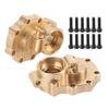 1Pair Front Rear Brass Steering Knuckle Portal Cover for TRAXXAS 82056?4 TRX?4 RC Crawler
