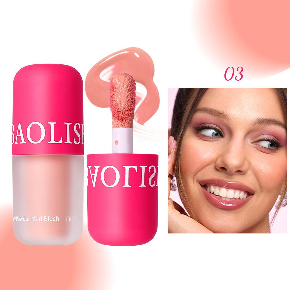 Румяна-кушон Розовые и Нежные Девичьи Румяна Натуральное Сияние Контур Жидкие Румяна Стойкие Не Осыпаются Контурная Косметика Макияж для Лица и Щек