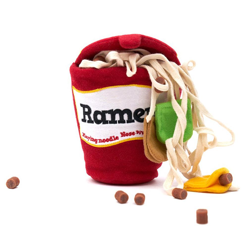 Игрушка для лакомств в форме лапши, игрушка для выдачи лакомств, интерактивная развивающая игрушка, игрушка-головоломка для вынюхивания для маленьких и средних собак