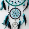 Dream Catcher Net Hanging Ornament, Luminous Crystal Stone Shop Dream Net Pendant, Wind Chime Colored Home Decoration