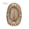 Miss Sugar Creative Exaggerate Mesh Holes Design Alloy Finger Ring Men Women Jewelry Gift