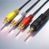 Male to Male 3.5mm to 3 RCA Cable for Camcorder Set-top-box TV Speaker Home Theater