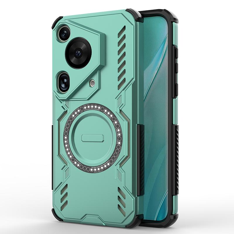 KEYSION Чехол с полым рассеивателем тепла для Huawei Pura 70 Pro+ Магнитное охлаждение Ударопрочный чехол для телефона Huawei Pura 70 Ultra