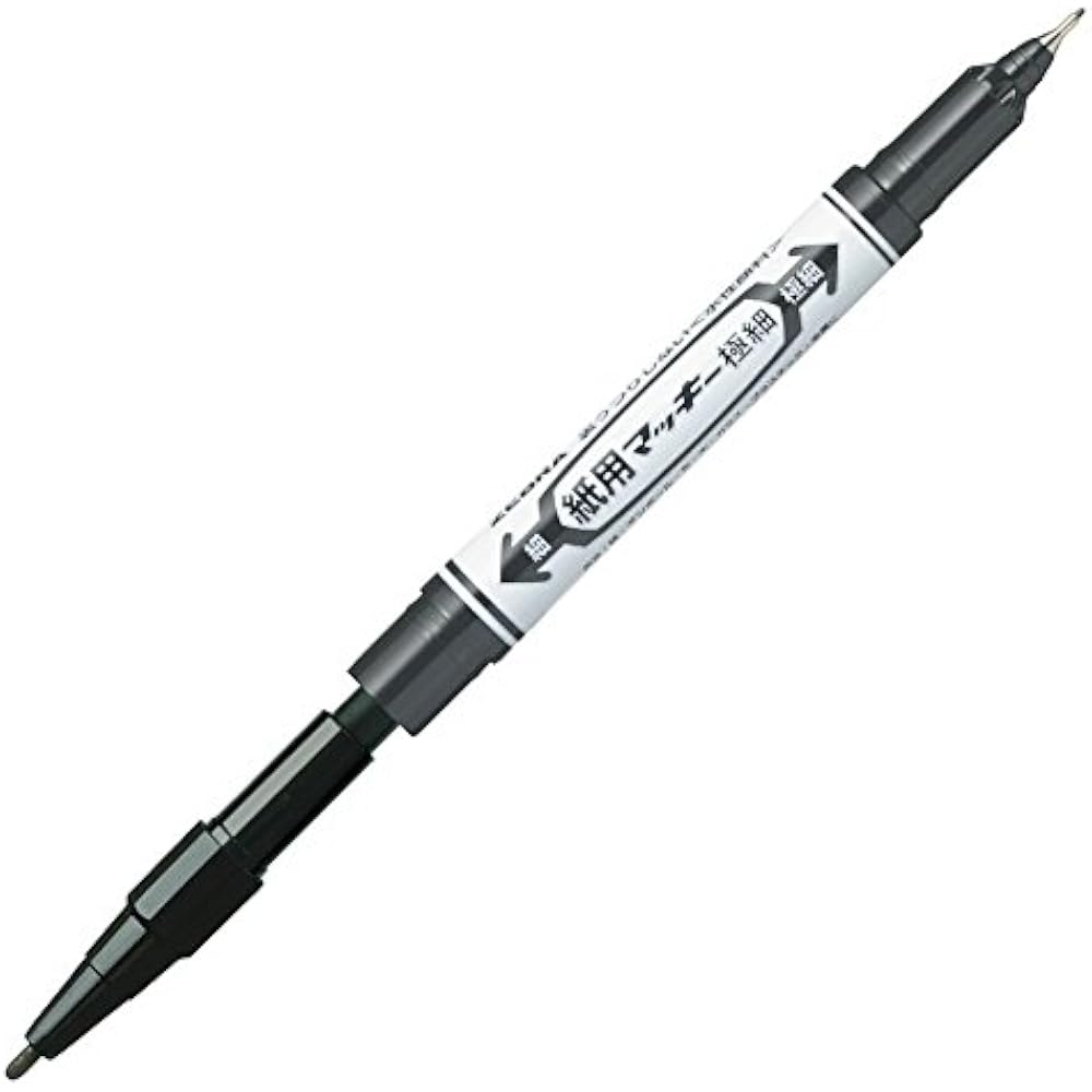 Mackie Ultra Fine P-WYTS5-BK Black for Zebra Water-based Marker Paper
