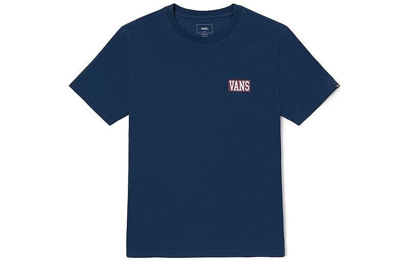 Vans OFF THE WALL Футболка Унисекс Темно-синий VN00090GLKZ